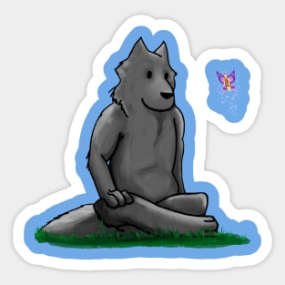 Werewolf and fairy Sticker